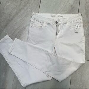 BNWT Old Navy Rockstar white skinny jeans